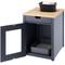 Show in main carousel: TRINITY 20-in Enclosure End Table with Drawer Cat Litter Box, Small, Gray slide 4 of 10