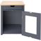 Show in main carousel: TRINITY 20-in Enclosure End Table with Drawer Cat Litter Box, Small, Gray slide 5 of 10