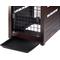 Show in main carousel: TRINITY Crate End Table Single Door with Drawer Furniture Style Dog & Cat Crate, Espresso Brown, 18-in slide 8 of 11