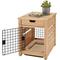 Show in main carousel: TRINITY Crate End Table Single Door with Drawer Furniture Style Dog & Cat Crate, Natural, 18-in slide 3 of 11