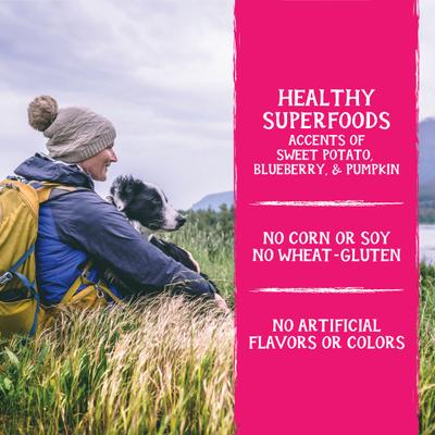 Show full view: Triumph Free Spirit Jerky Bites Deboned Salmon & Vegetable Dog Treats, 20-oz bag slide 6 of 11