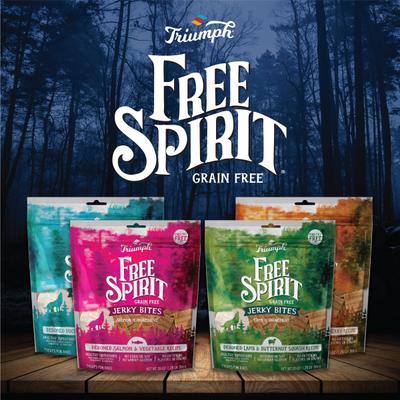 Show full view: Triumph Free Spirit Jerky Bites Deboned Salmon & Vegetable Dog Treats, 20-oz bag slide 8 of 11