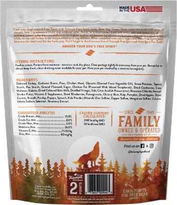 Show full view: Triumph Free Spirit Jerky Bites Deboned Turkey, Vegetable & Cranberry Grain-Free Dog Treats, 20-oz bag slide 3 of 11