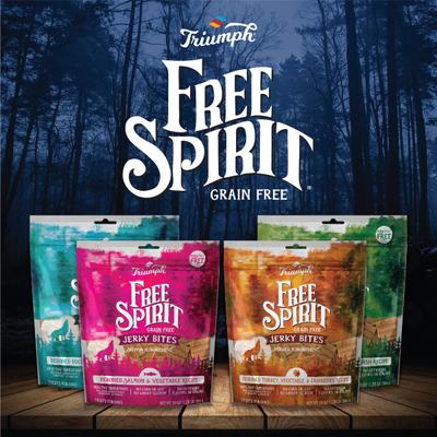 Show full view: Triumph Free Spirit Jerky Bites Deboned Turkey, Vegetable & Cranberry Grain-Free Dog Treats, 20-oz bag slide 8 of 11