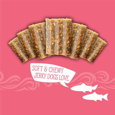 Show full view: Triumph Salmon & Sweet Potato Recipe Grain-Free Jerky Dog Treats, 24-oz pouch slide 7 of 10