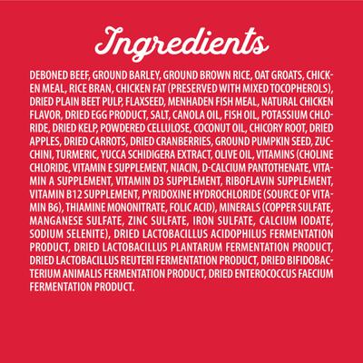 Show full view: Triumph Wild Spirit Deboned Beef, Barley & Brown Rice Recipe Dry Dog Food, 30-lb bag slide 9 of 10