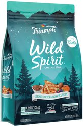 Triumph Wild Spirit Deboned Chicken & Brown Rice Recipe Dry Cat Food, 7-lb bag