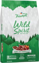 Triumph Wild Spirit Deboned Lamb & Brown Rice Recipe Dry Dog Food, 28-lb bag slide 2 of 9