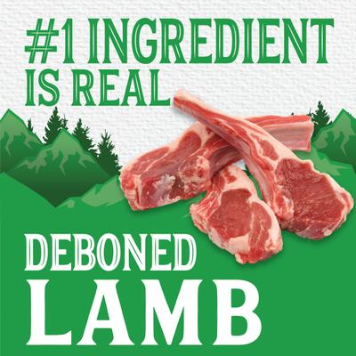 Show full view: Triumph Wild Spirit Deboned Lamb & Brown Rice Recipe Dry Dog Food, 28-lb bag slide 4 of 10