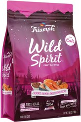 Triumph Wild Spirit Deboned Salmon & Sweet Potato Recipe Dry Cat Food, 7-lb bag
