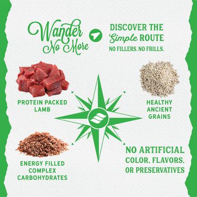 Show full view: Triumph Wild Spirit Limited Ingredient Lamb & Brown Rice Recipe Dry Dog Food, 26-lb bag slide 5 of 11