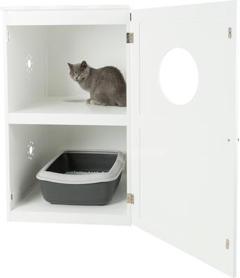 TRIXIE 2-Story Wooden Cat Litter Box Enclosure