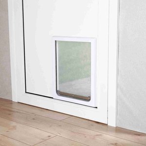TRIXIE 2-Way Pet Door with Lockable Panel for Dogs, Medium/Large