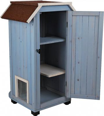 Show full view: TRIXIE 3-Story Outdoor Wooden Cat House slide 5 of 8