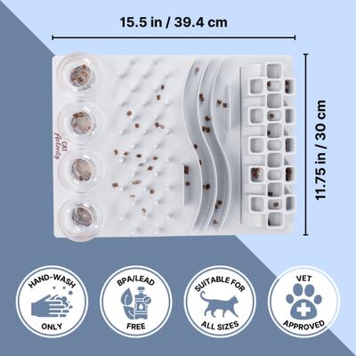 Show full view: TRIXIE Activity Fun Board 5-in-1 Activity Strategy Game Cat Toy slide 4 of 12