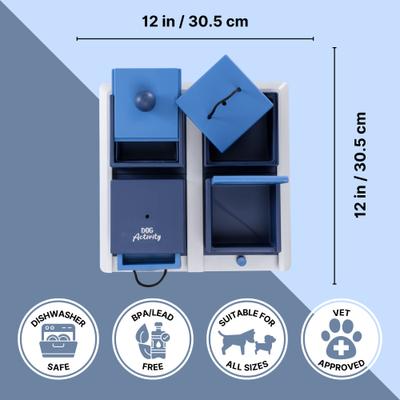 Show full view: TRIXIE Activity Poker Box Activity Strategy Game Dog Toy, Level 2 slide 4 of 11