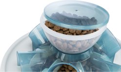 TRIXIE Activity Strategy Game Tunnel Non-Skid Plastic Slow Feeder Cat Toy, 0.5-cup slide 2 of 8