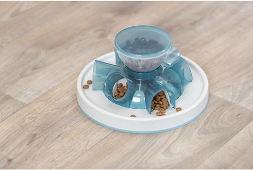 Show full view: TRIXIE Activity Strategy Game Tunnel Non-Skid Plastic Slow Feeder Cat Toy, 0.5-cup slide 6 of 10