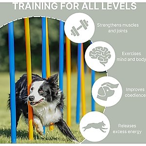 TRIXIE Agility Slalom Dog Training Poles