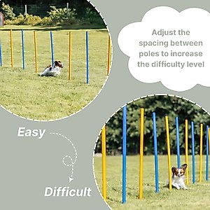 TRIXIE Agility Slalom Dog Training Poles