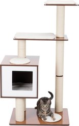 TRIXIE Avoca 48-in Modern Wooden Tower Cat Scratching Post