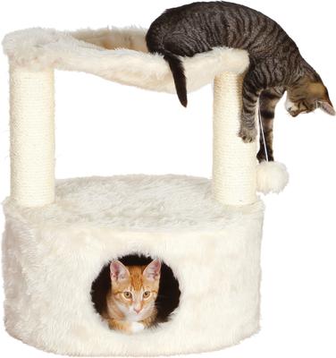 Show full view: TRIXIE Baza Grande 23.6-in Plush Cat Hammock, Cream slide 3 of 10