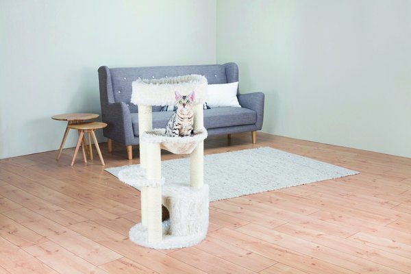 TRIXIE Baza Junior 38.6-in Plush Cat Scratching Post