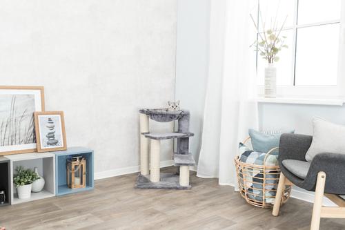 Show full view: TRIXIE Baza Senior 27.6-in Cat Scratching Post, Gray slide 3 of 7