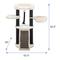 Show in main carousel: TRIXIE Bovina 55.5-in Designer Plush Cat Tree, Cream/Black slide 2 of 9