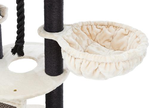 Show full view: TRIXIE Bovina 55.5-in Designer Plush Cat Tree, Cream/Black slide 8 of 9
