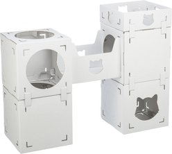 TRIXIE Casa Cara Modular Cardboard Cat Condo, White