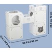 Show in main carousel: TRIXIE Casa Cara Modular Cardboard Cat Condo, White slide 4 of 8