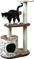 TRIXIE Casta 37.5-in Plush Cat Tower, Brown/Beige slide 1 of 3