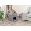Show in main carousel: TRIXIE Crazy Cube 1-Story Stackable Indoor Cat House, Gray slide 2 of 8
