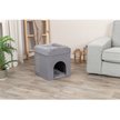 Show in main carousel: TRIXIE Crazy Cube 1-Story Stackable Indoor Cat House, Gray slide 7 of 8