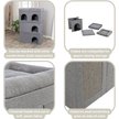 Show in main carousel: TRIXIE Crazy Cube 1-Story Stackable Indoor Cat House, Gray slide 5 of 8