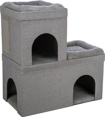 Show full view: TRIXIE Crazy Cube 2-Story Stackable Indoor Cat House slide 8 of 9