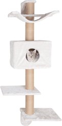 TRIXIE Dayna 59.8-in Plush Wall Mounted Cat Tree, White slide 2 of 8