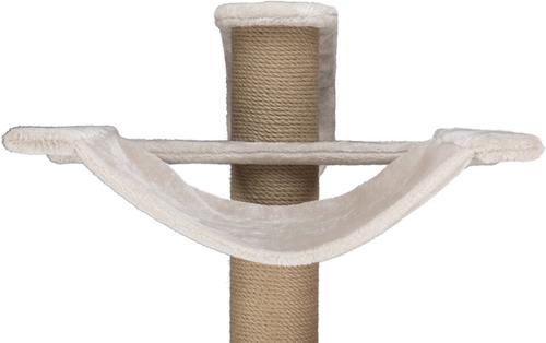 Show full view: TRIXIE Dayna 59.8-in Plush Wall Mounted Cat Tree, White slide 4 of 10