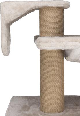 Show full view: TRIXIE Dayna 59.8-in Plush Wall Mounted Cat Tree, White slide 8 of 10