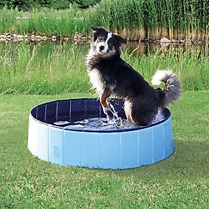 TRIXIE Dog Splash Pool, Portable Swimming Pool, Blue, Medium