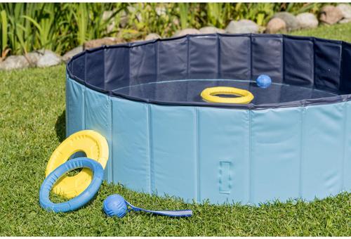 Show full view: TRIXIE Dog Splash Pool, Portable Swimming Pool, Blue, Medium slide 3 of 9