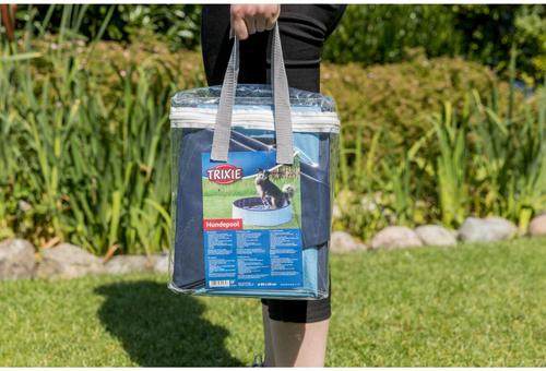 Show full view: TRIXIE Dog Splash Pool, Portable Swimming Pool, Blue, Medium slide 4 of 9
