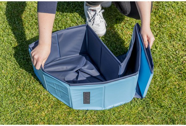 Show full view: TRIXIE Dog Splash Pool, Portable Swimming Pool, Blue, Medium slide 6 of 9