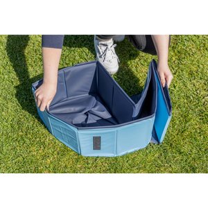 TRIXIE Dog Splash Pool, Portable Swimming Pool, Blue, Medium