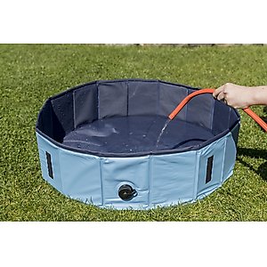 TRIXIE Dog Splash Pool, Portable Swimming Pool, Blue, Medium