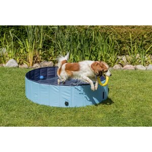 TRIXIE Dog Splash Pool, Portable Swimming Pool, Blue, Small