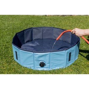 TRIXIE Dog Splash Pool, Portable Swimming Pool, Blue, Small