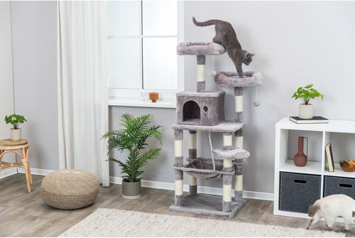 Show full view: TRIXIE Eduardo Cat Tree, Gray slide 2 of 10