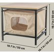 Show in main carousel: TRIXIE Emmie Indoor Hideaway Cat Condo, Beige slide 3 of 7